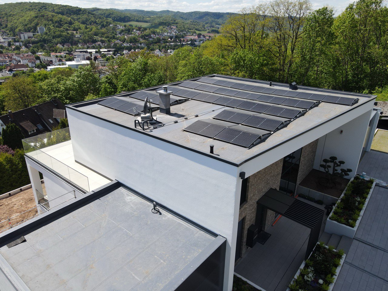 Flachdach Projekt